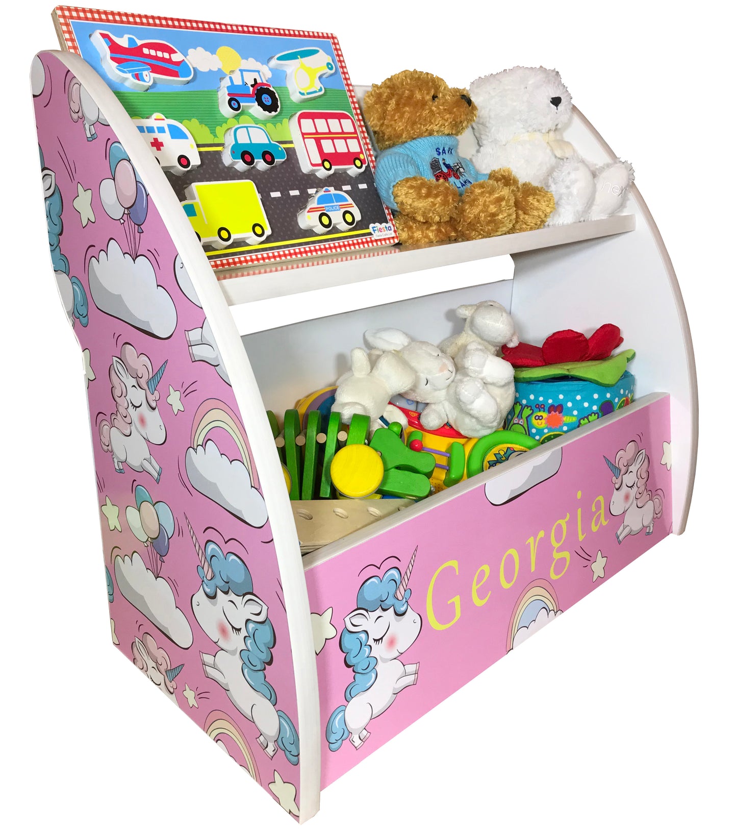 Pink Unicorns Toys Stand